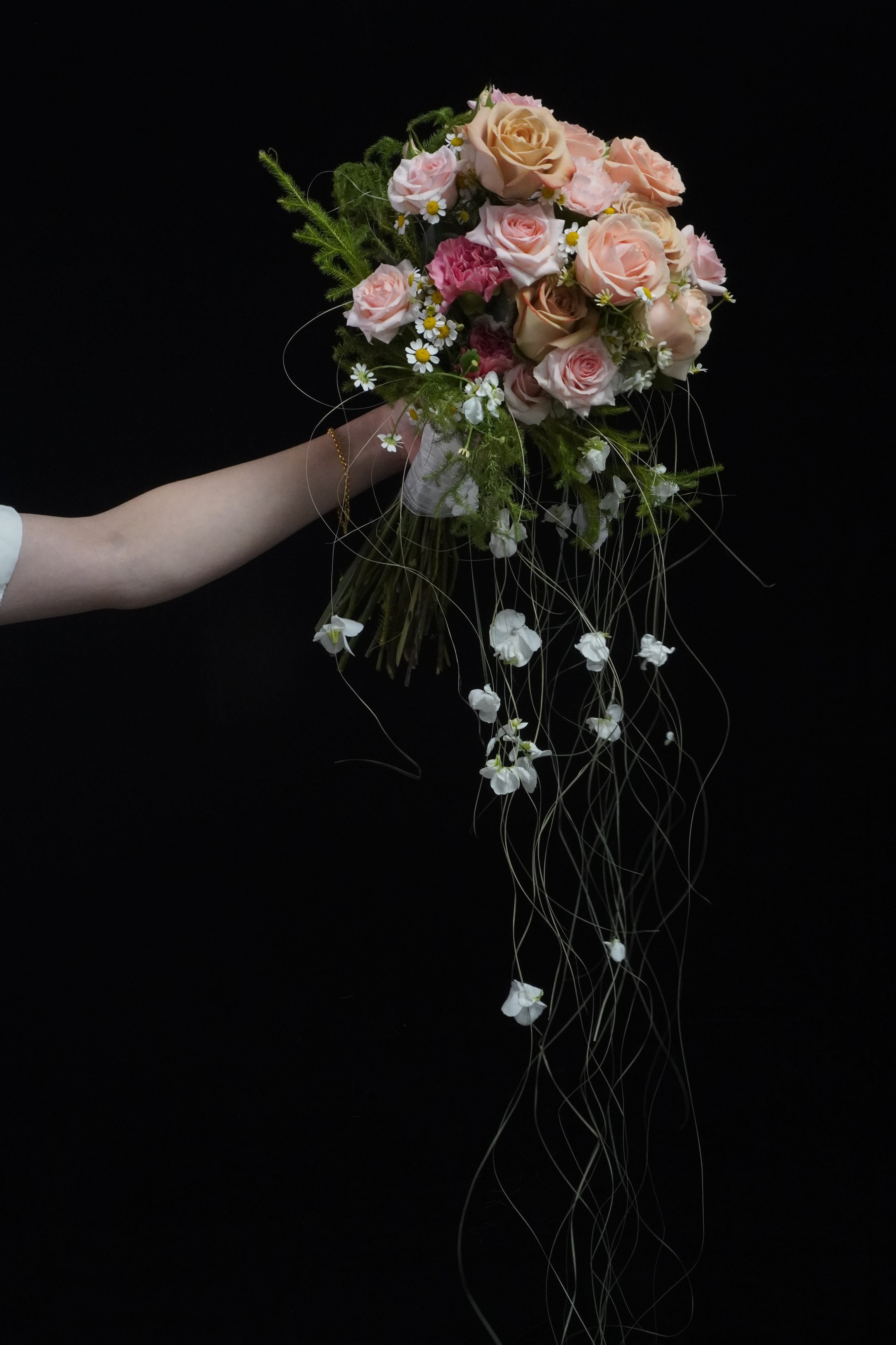 DN Flowers Cascading Bridal Bouquet